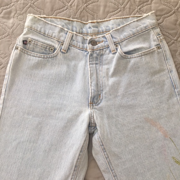 Vintage Polo Ralph Lauren Painted Cropped Flare - Picture 5 of 10